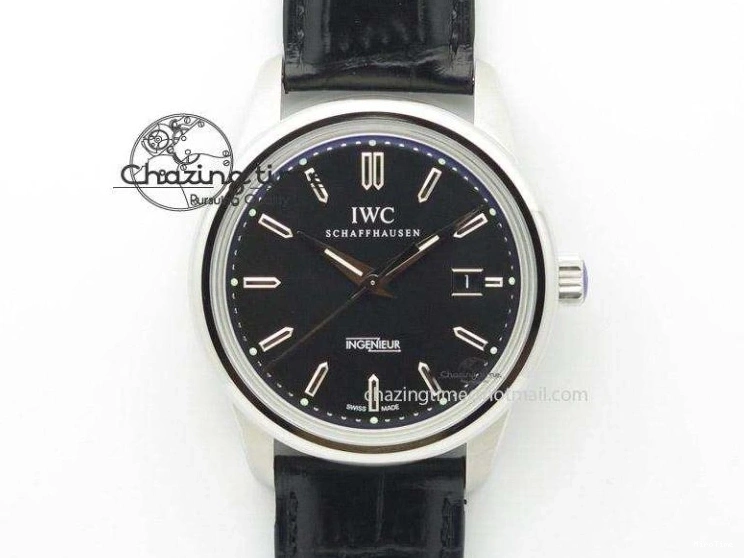 MIROTIME 0720 Ingeniuer St.Laurens SS Black Dial MKF 1:1 V2 Best Edition On Black Leather Strap A Functional 7351